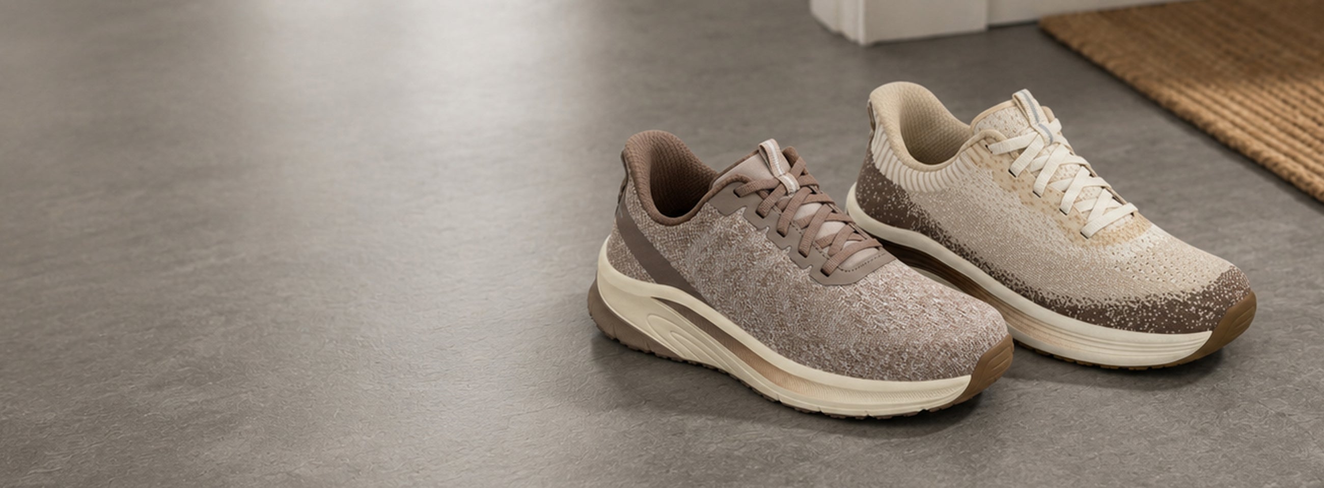Zapatillas cómodas diseñadas para soporte todo el día